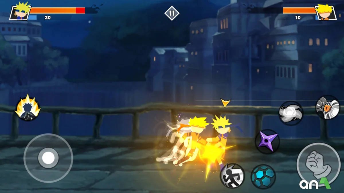 Stick Shinobi Fighting Mod Apk gameplay screenshot 2