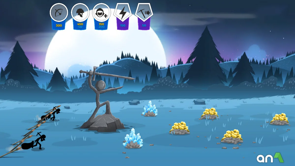 Stick War Saga Mod Apk gameplay screenshot 2