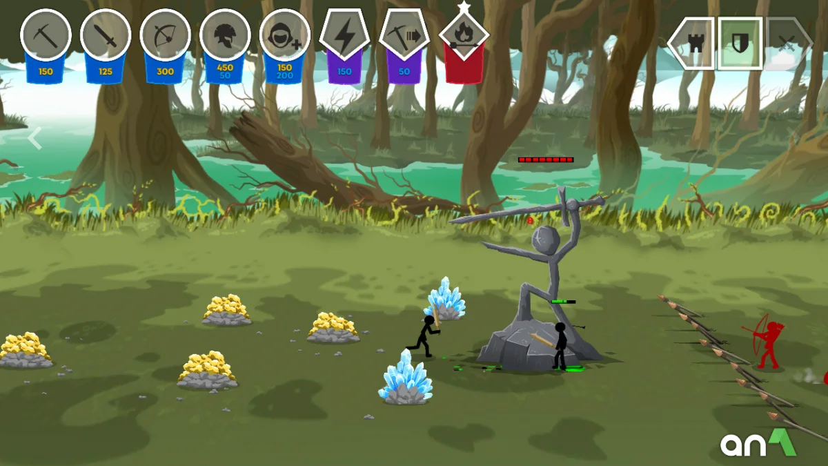 Stick War Saga Mod Apk gameplay screenshot 3
