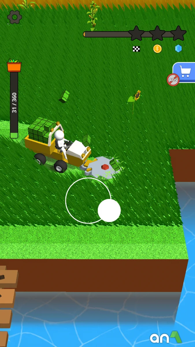 Stone Grass Mod Apk gameplay screenshot 2