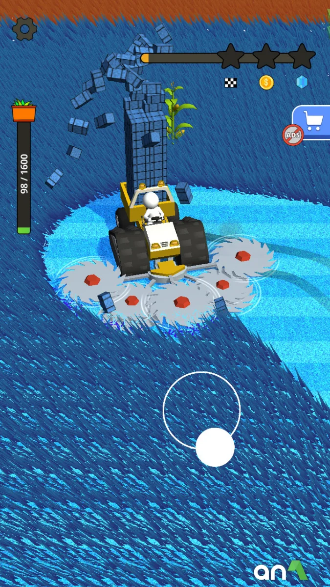 Stone Grass Mod Apk gameplay screenshot 6