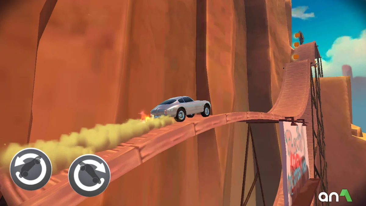 Stunt Car Extreme Mod Apk gameplay screenshot 1