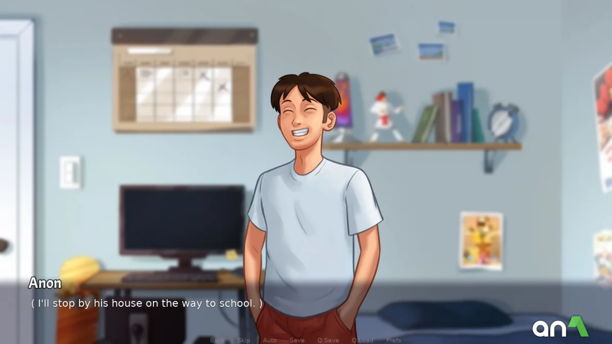 Summertime Saga Mod Apk gameplay screenshot 2