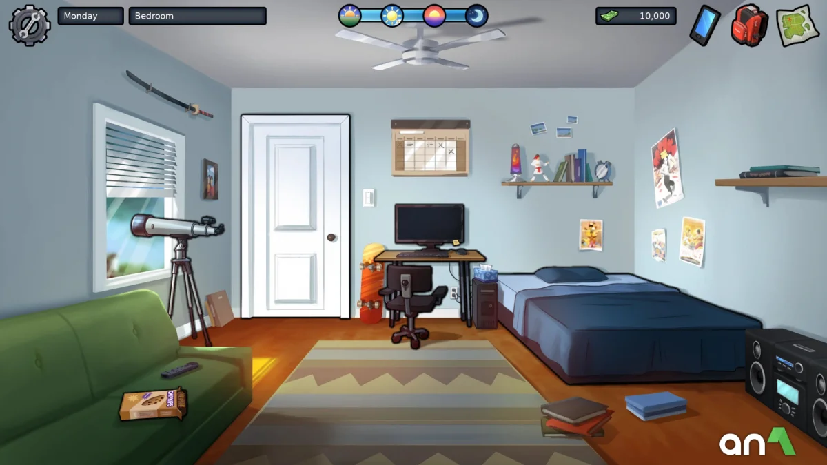 Summertime Saga Mod Apk gameplay screenshot 4