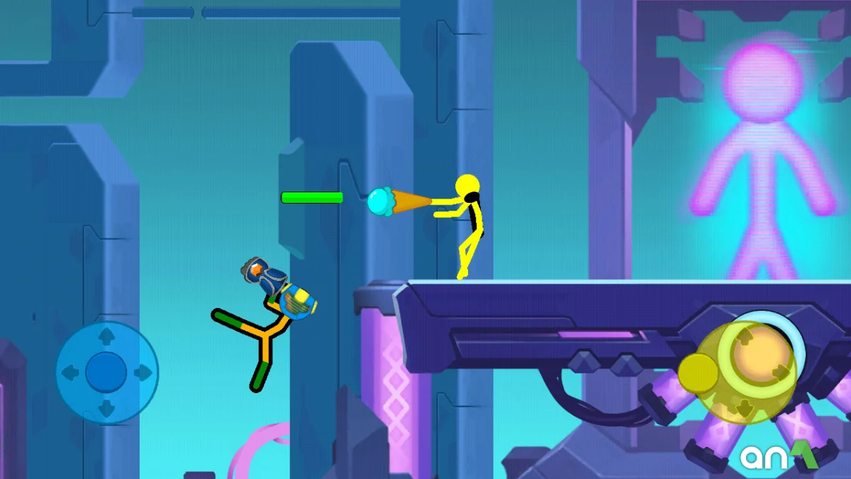Supreme Duelist Stickman Mod Apk gameplay screenshot 2