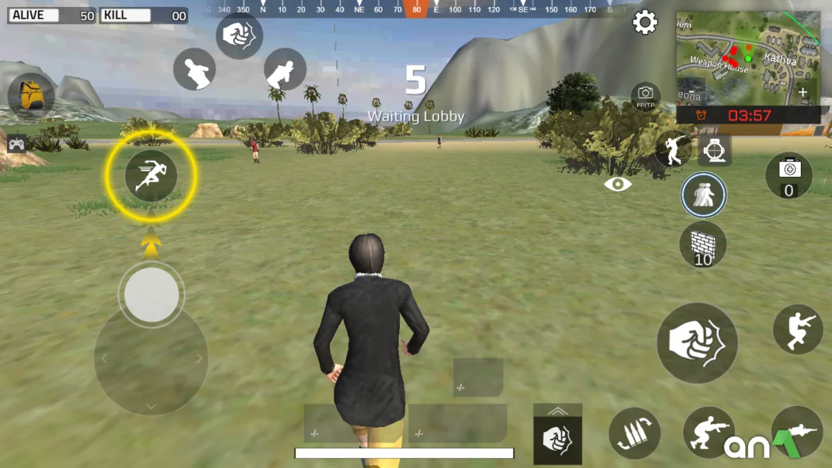 Survival Unknown Battle Royale Mod Apk gameplay screenshot 1
