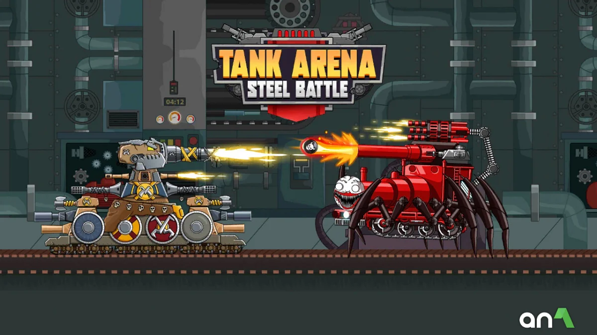 Tank Arena Steel Battle Mod Apk gameplay screenshot 1