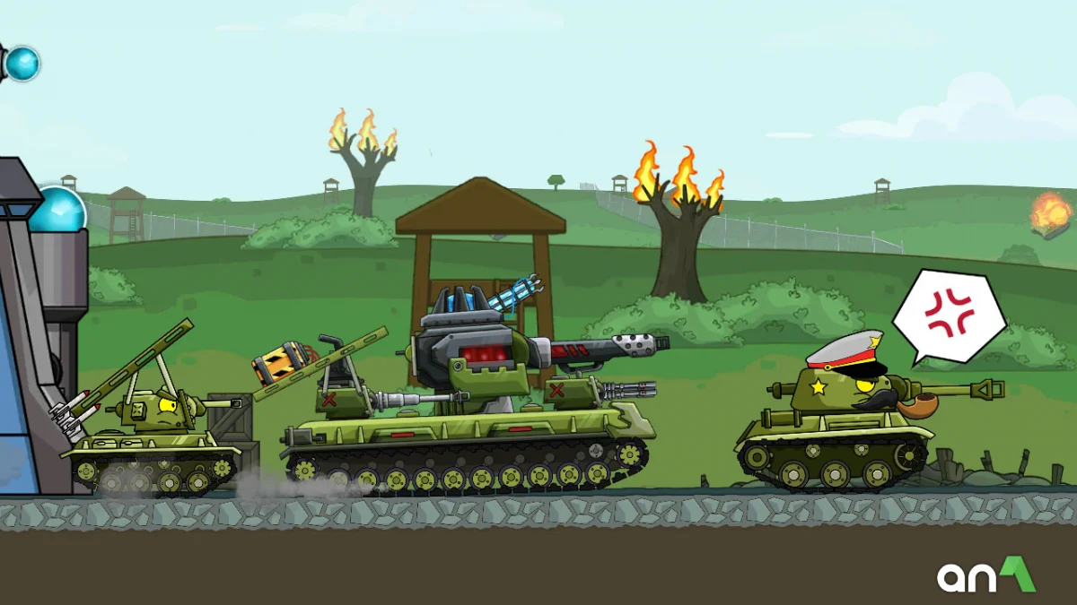 Tank Arena Steel Battle Mod Apk gameplay screenshot 2