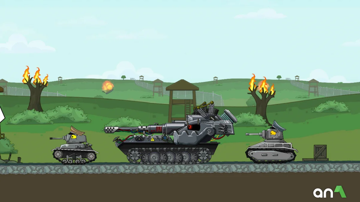 Tank Arena Steel Battle Mod Apk gameplay screenshot 3