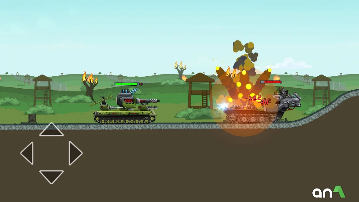 Tank Arena Steel Battle Mod Apk gameplay screenshot 4