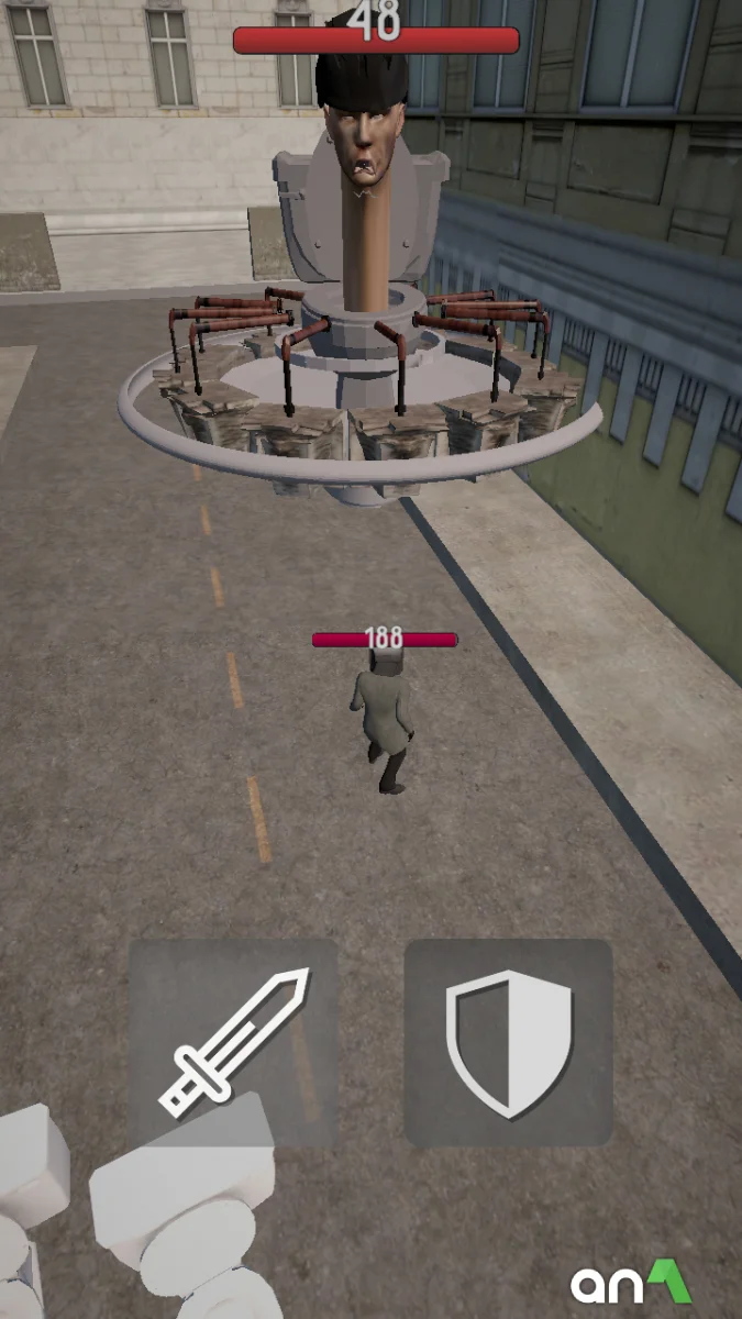 Toilet Fight Mod Apk gameplay screenshot 2