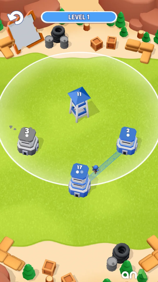 Tower War Mod Apk gameplay screenshot 3