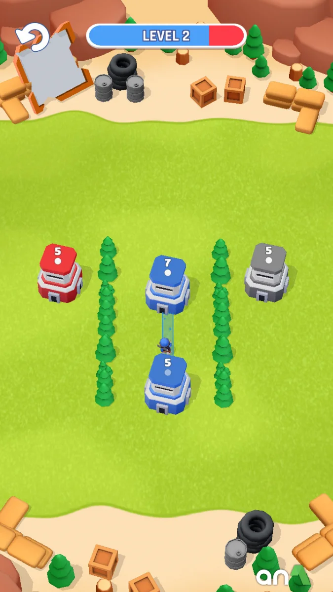 Tower War Mod Apk gameplay screenshot 4