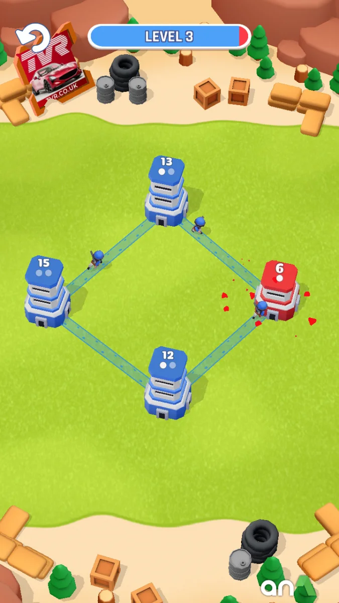 Tower War Mod Apk gameplay screenshot 5