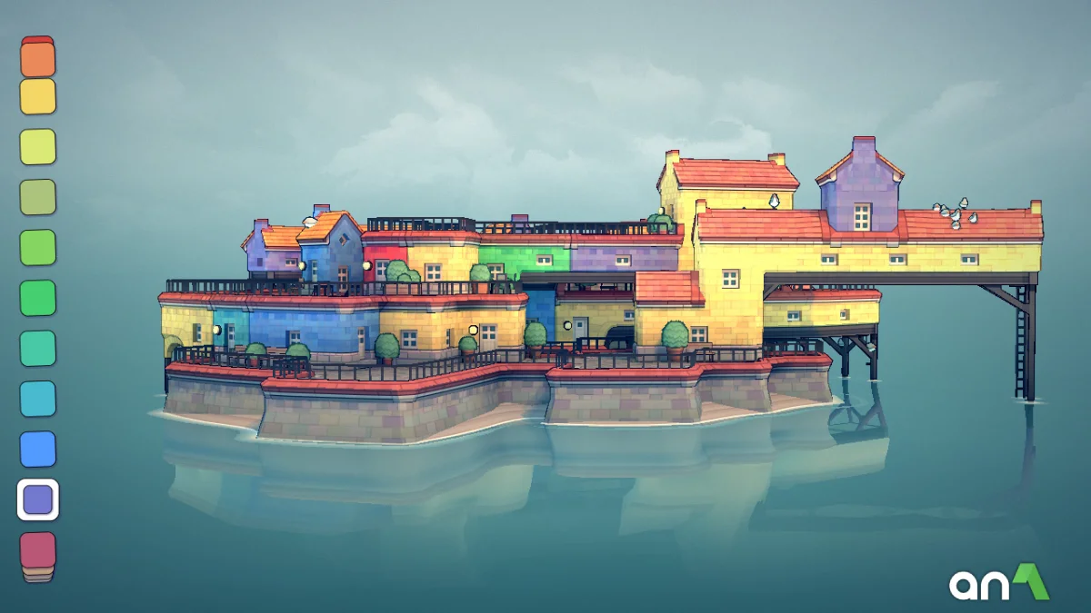 Townscaper Mod Apk gameplay screenshot 3