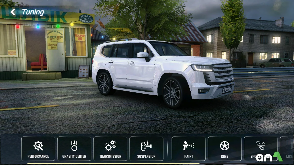 Traffic Racer Russian Village Mod Apk gameplay screenshot 2