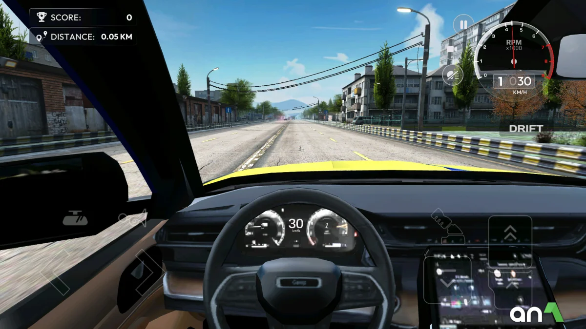 Traffic Racer Russian Village Mod Apk gameplay screenshot 3