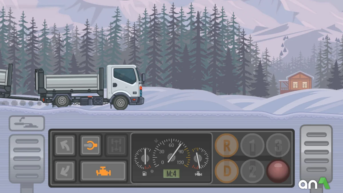 Trucker and Trucks Mod Apk gameplay screenshot 1