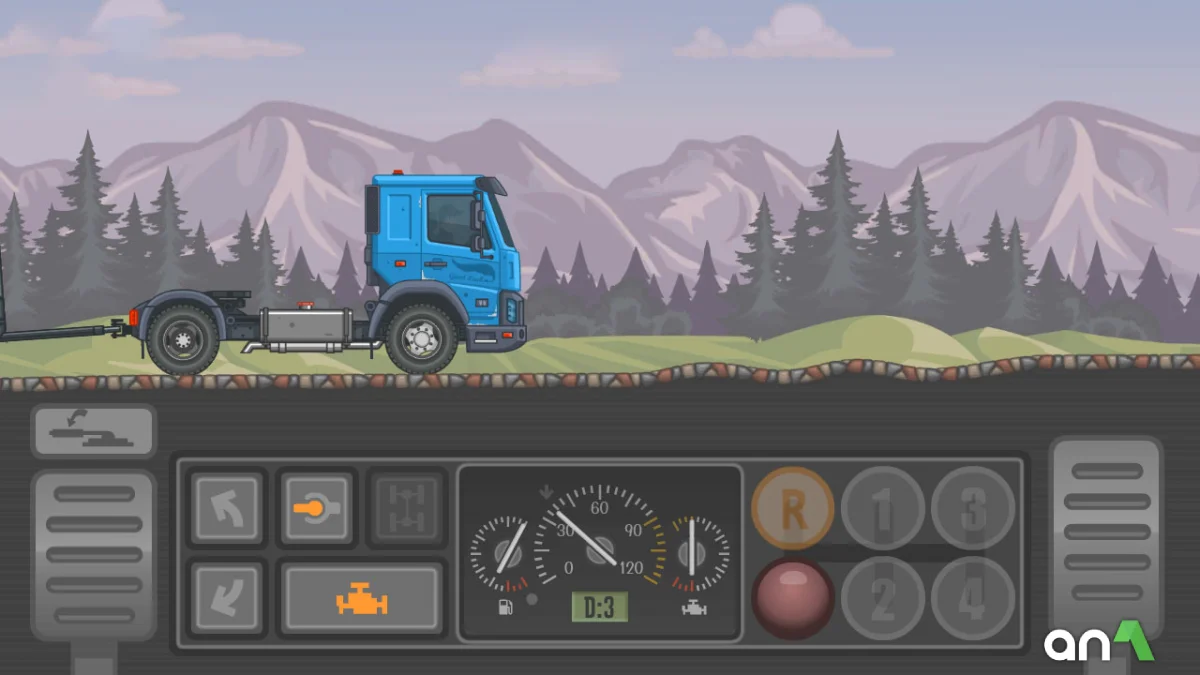 Trucker and Trucks Mod Apk gameplay screenshot 2