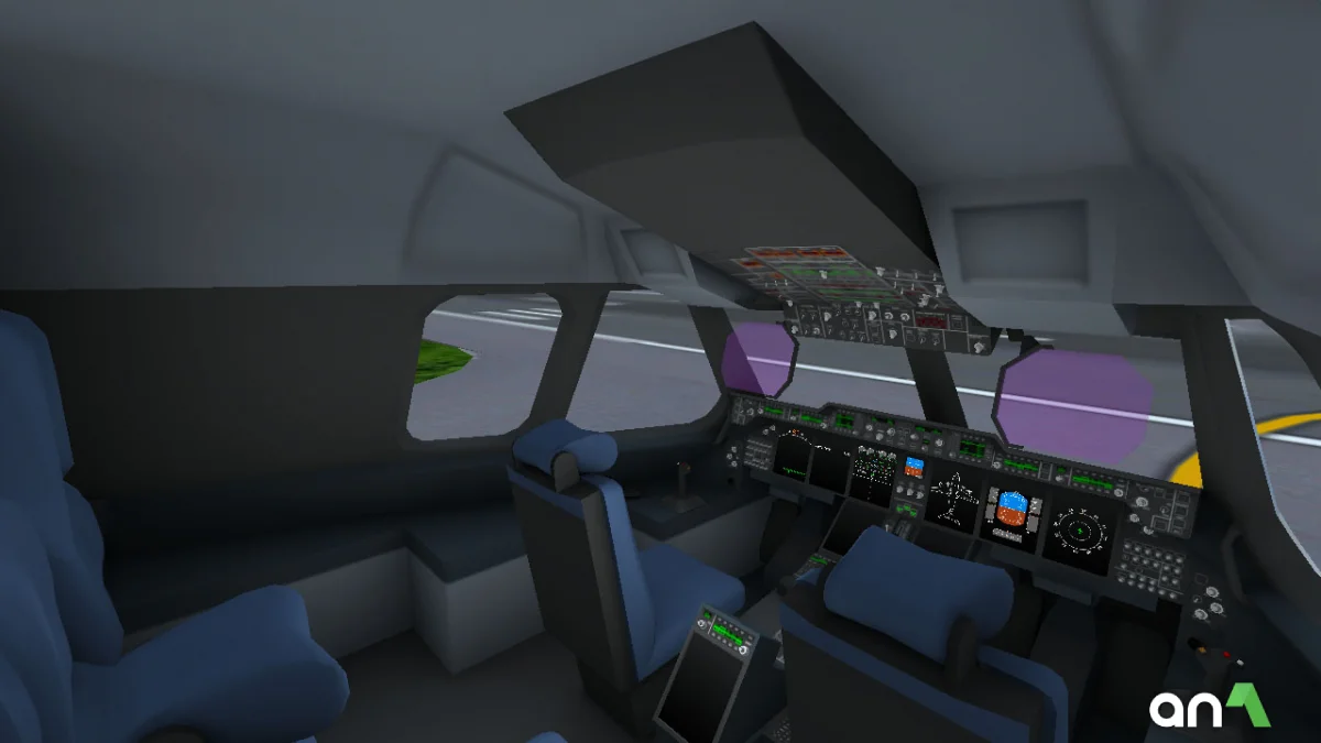 Turboprop Flight Simulator Mod Apk gameplay screenshot 2