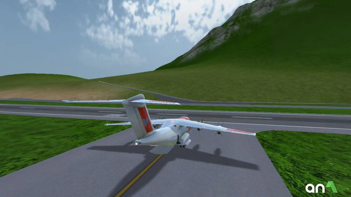 Turboprop Flight Simulator Mod Apk gameplay screenshot 3