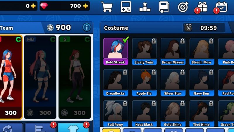 Download VolleyBall King (MOD, Unlimited Gold/Gems) 1.3.1 free on android