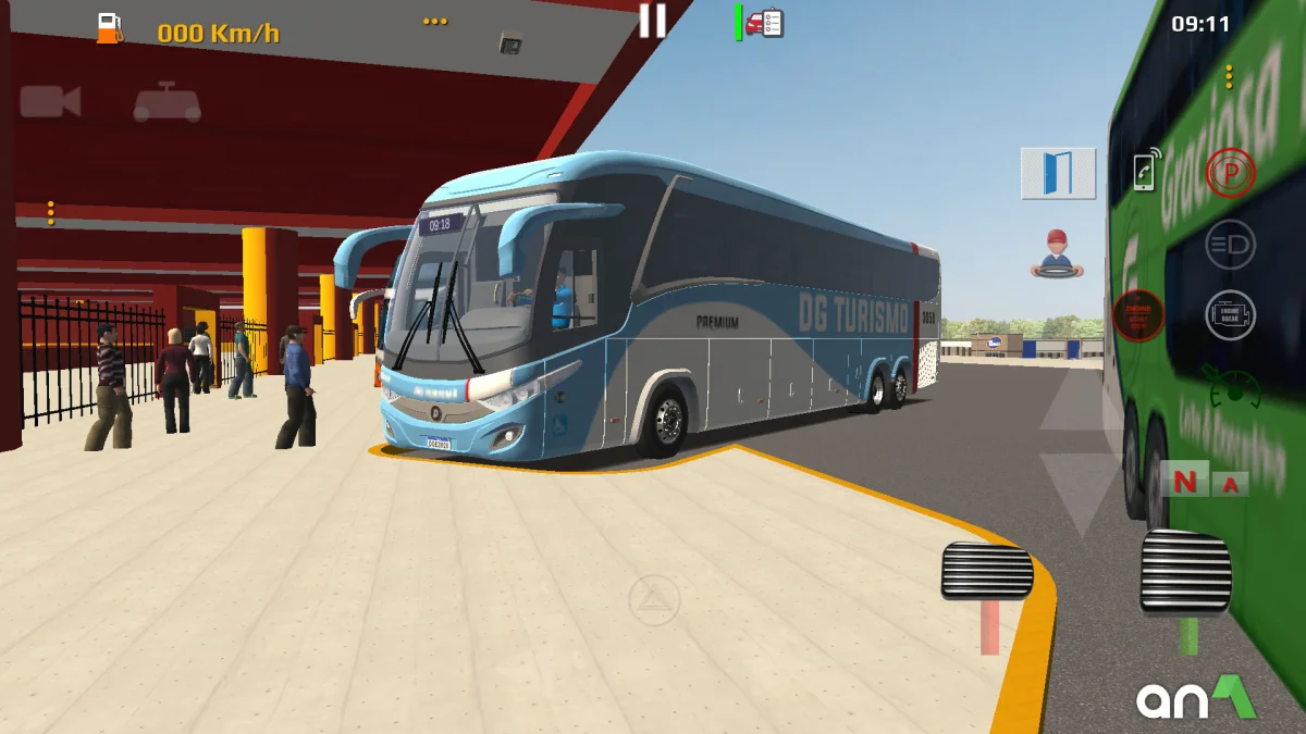 World Bus Driving Simulator Mod Apk gameplay screenshot 1