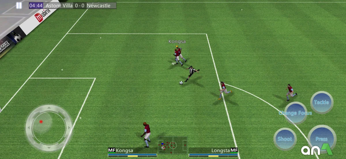 World Soccer League Mod Apk gameplay screenshot 1