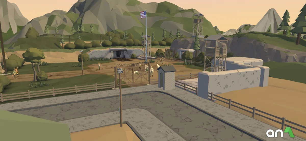 World War Polygon Mod Apk gameplay screenshot 1