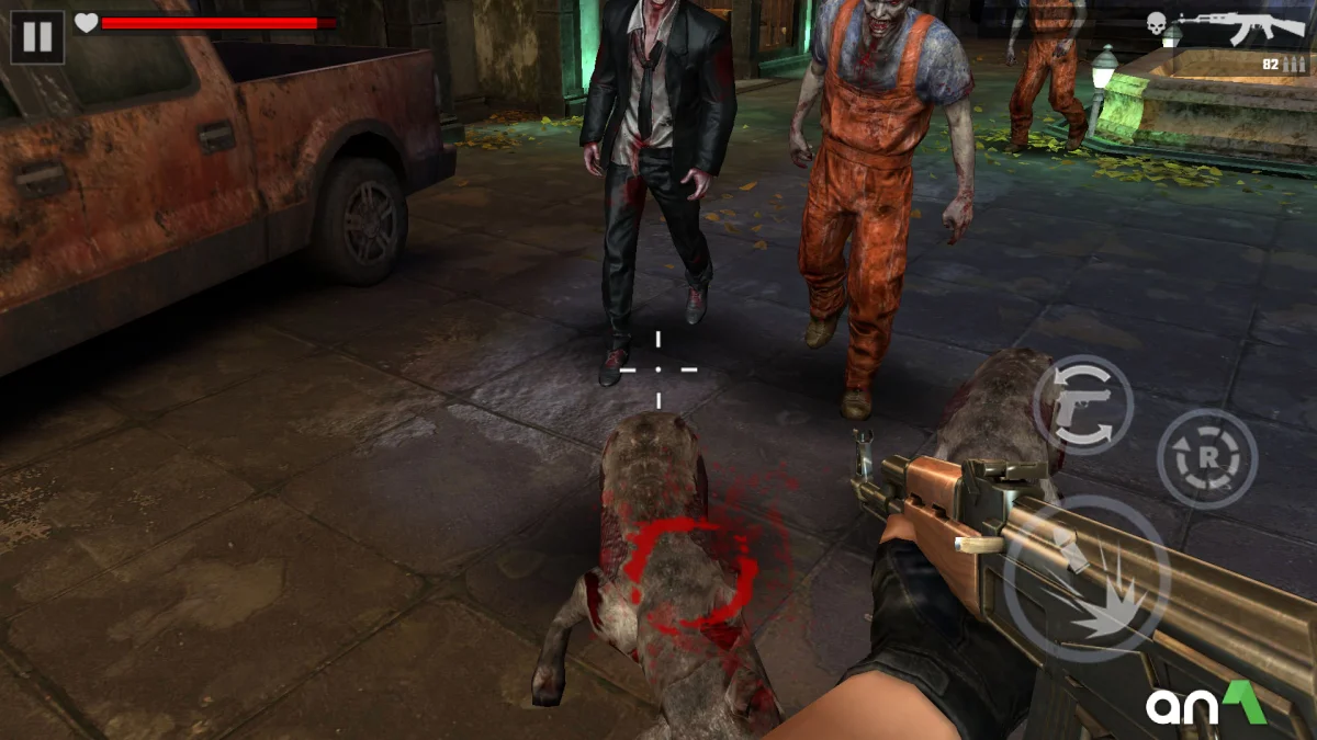 Zombie Fire 3D Mod Apk gameplay screenshot 2