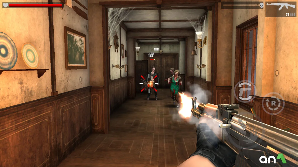 Zombie Fire 3D Mod Apk gameplay screenshot 3