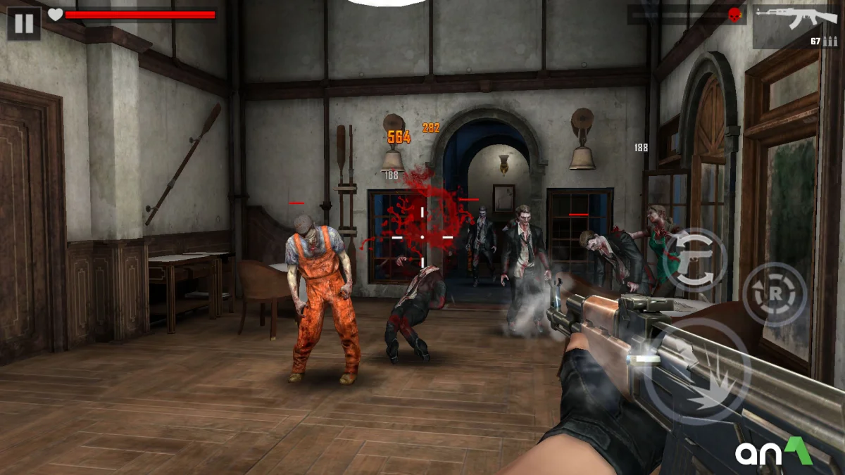 Zombie Fire 3D Mod Apk gameplay screenshot 4