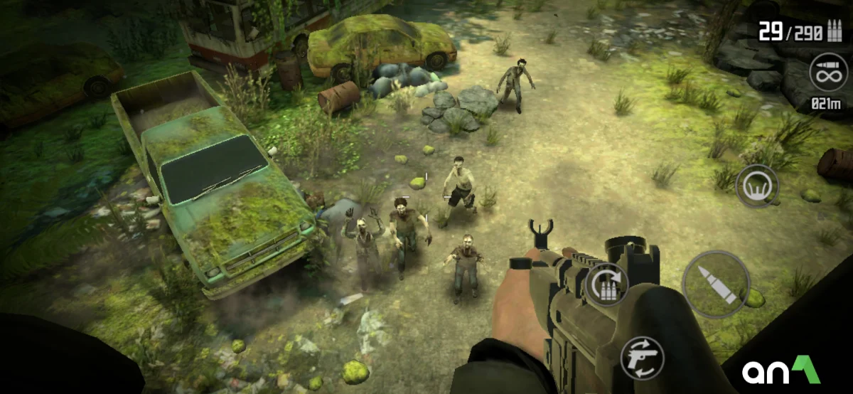 Zombie Sniper War 3 Mod Apk gameplay screenshot 3