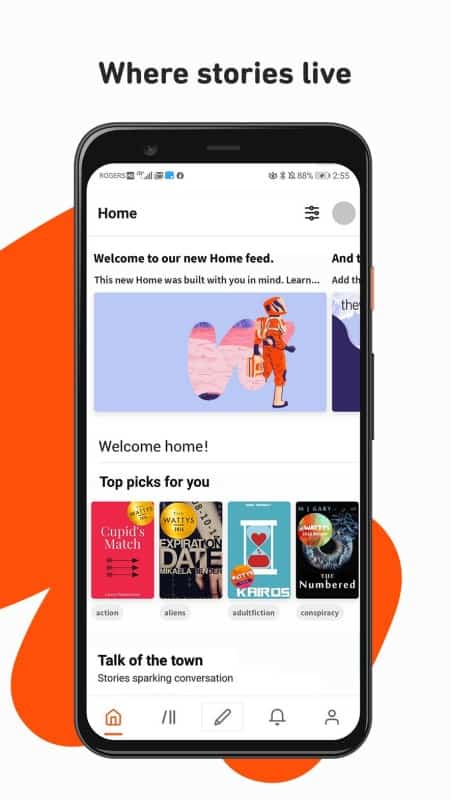 Wattpad mod apk tải miễn phí cho android