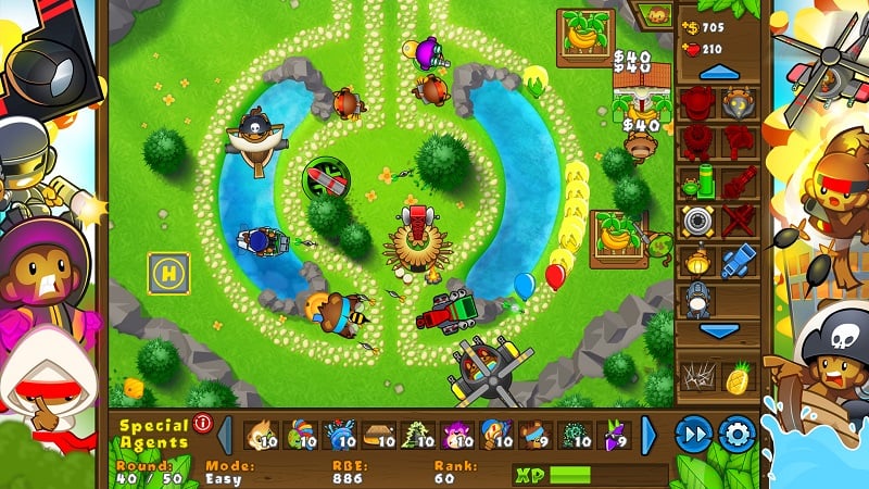 đồ họa của Bloons TD 5