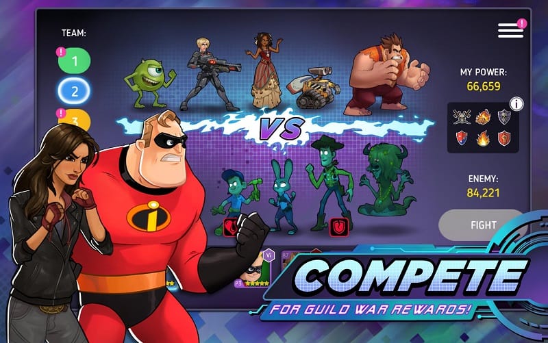 Disney Heroes: Battle Mode Mod Apk