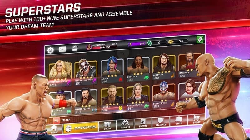 Download WWE Mayhem Mod Apk for Android