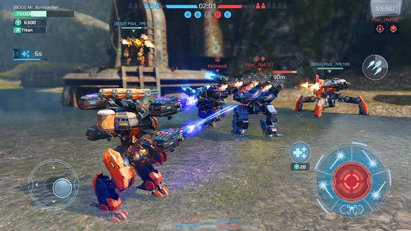 Tải War Robots. 6v6 Tactical Multiplayer Battles Mod Apk dành cho Android