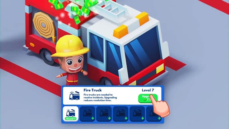 Idle Firefighter Tycoon - Fire Emergency Manager mod apk