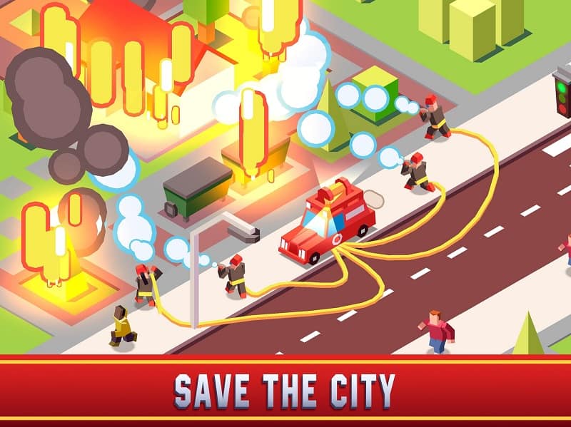 mod Idle Firefighter Tycoon - Fire Emergency Manager