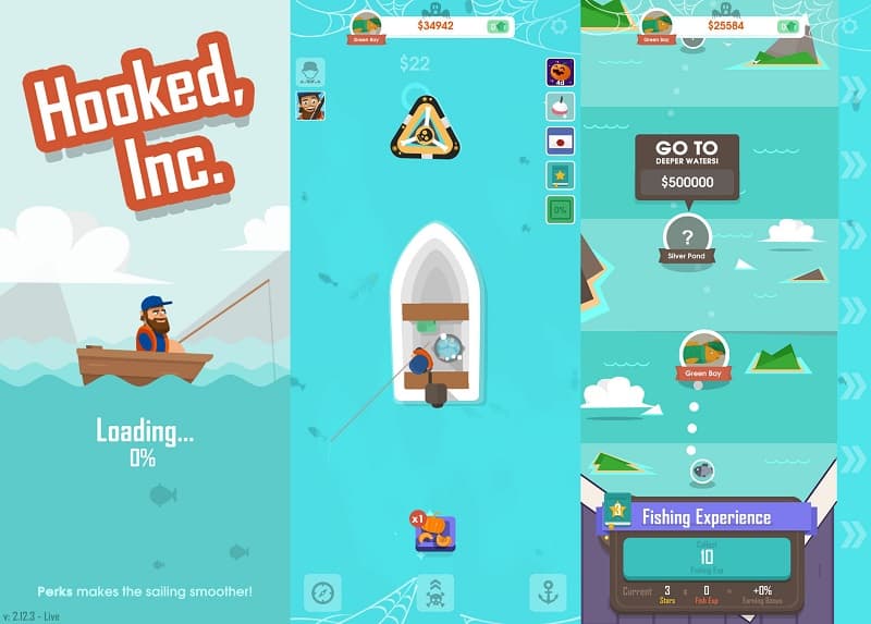 mod Hooked Inc: Fisher Tycoon