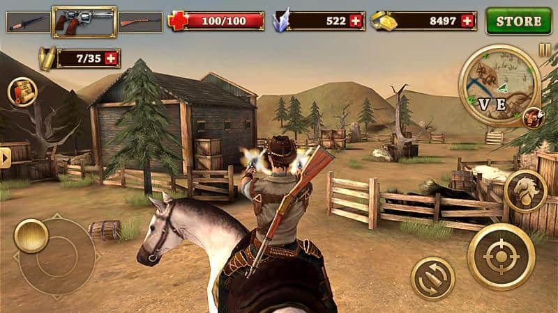 West Gunfighter Candy Mobile Action game