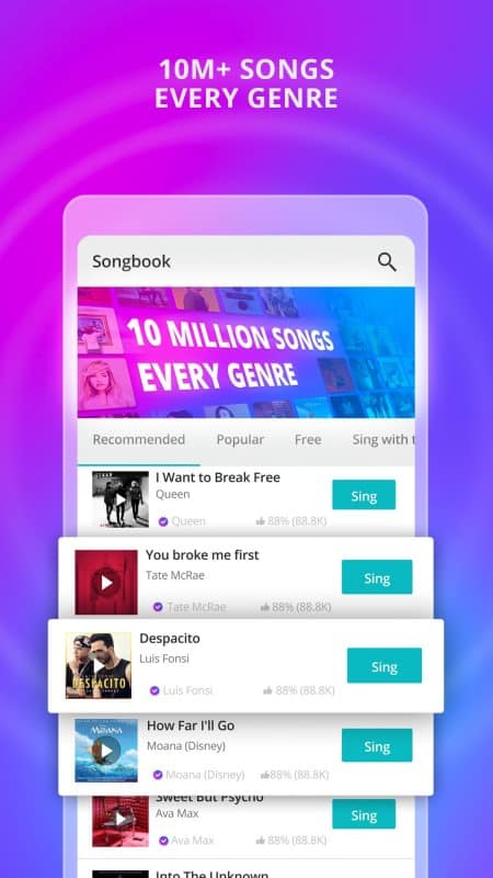 Smule mod apk version