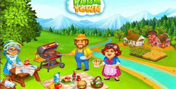 Farm Town Happy farming Day mod apk