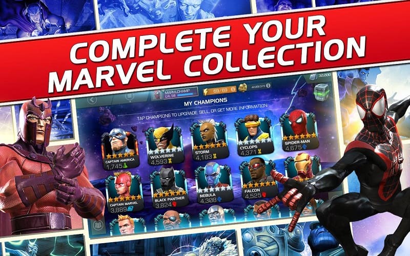mod file Marvel Contest of Champions for android