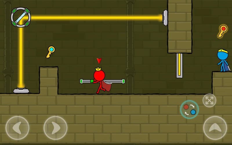 download Red and Blue Stickman mod android