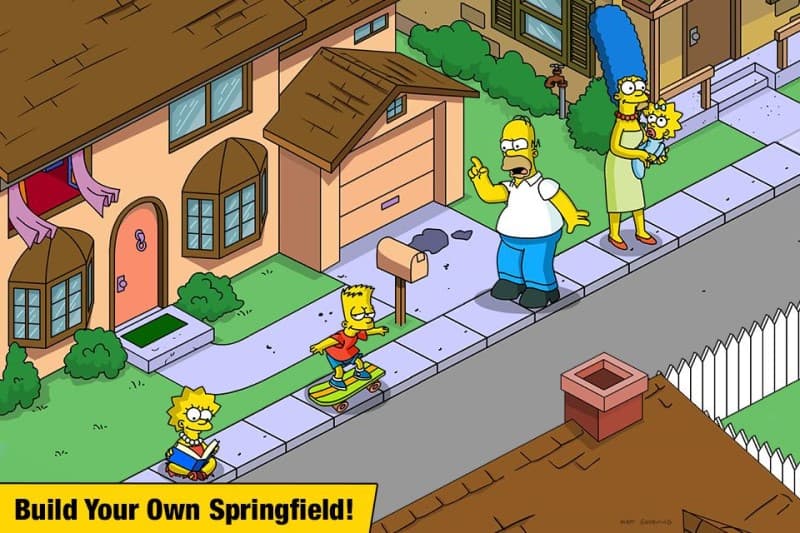 download The Simpsons Apk Mod game