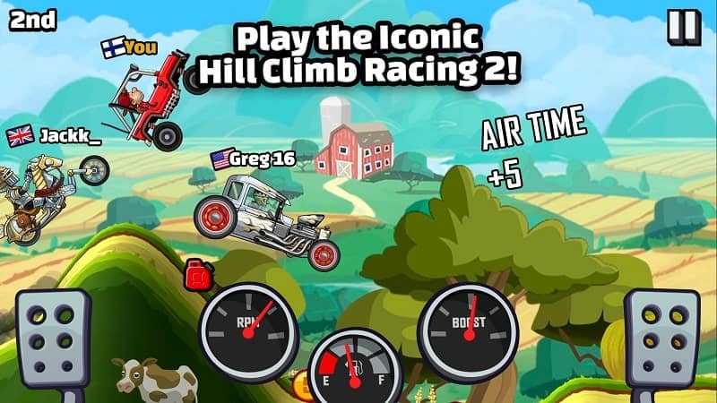 Hill Climb Racing 2 Hack  iOSGods No Jailbreak App Store