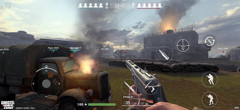 Tải Ghosts of War: WW2 Shooting games mod apk