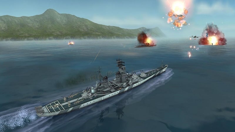 tải Warship Battle mod vô hạn tiền